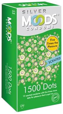 MOODS Silver 1500 Dots Condom MOODS Silver 1500 Dots Condom