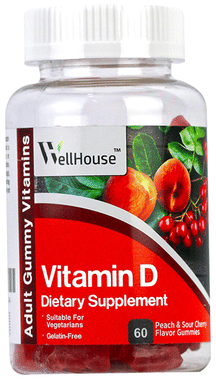 Wellhouse Vitamin D Gummy Peach & Sour Cherry Wellhouse Vitamin D Gummy Peach & Sour Cherry