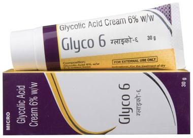 Glyco 6 Glycolic Acid Cream For Dry Skin Acne