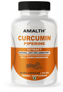 Amalth Curcumin Piperine Extract Veg Capsules