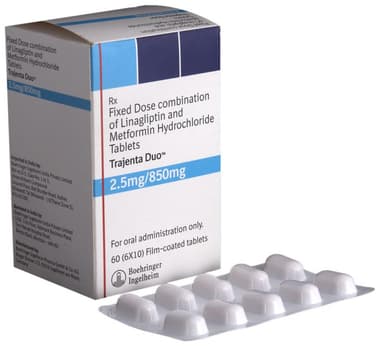 Trajenta Duo 2.5mg/850mg Tablet