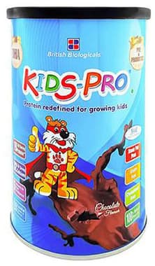 Kids-Pro Protein with DHA, Pre & Probiotics | For Growing Children | Flavour Powder Chocolate