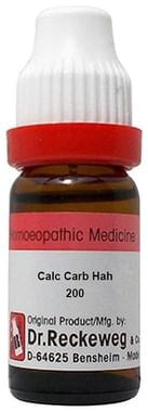 Dr. Reckeweg Calc Carb Hah Dilution 200 CH Buy bottle of 11.0 ml Dilution at best price in India 1mg