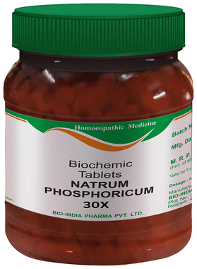 Bio India Natrum Phosphoricum Biochemic Tablet 30X