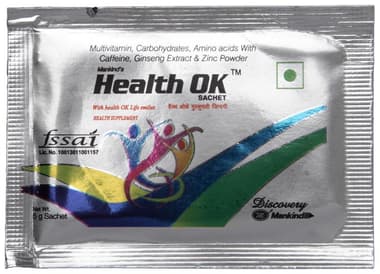 Health OK Powder with Multivitamin, Amino Acid, Ginseng & Zinc