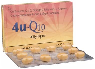 4U Q10 Gold Soft Gelatin Capsule