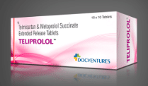 Teliprolol 40mg/25mg Tablet ER