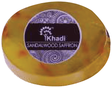 Khadi India Handmade Bathing Bar Sandalwood Saffron