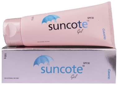 Suncote SPF 30 Sunscreen Gel for UV Rays Protection Suncote SPF 30 Sunscreen Gel for UV Rays Protection