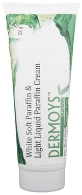 Dermoys Cream with White Soft & Light Liquid Paraffin | For Dry Skin | Paraben Free
