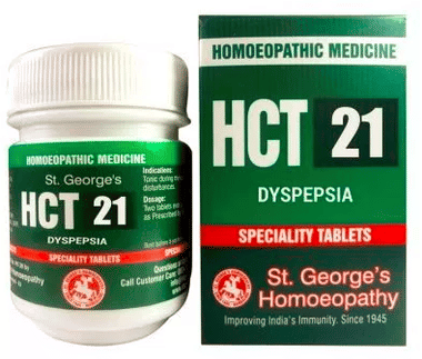 St. George’s HCT 21 Dyspepsia Tablet