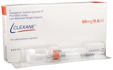 Clexane 60mg Injection (0.6ml Each)