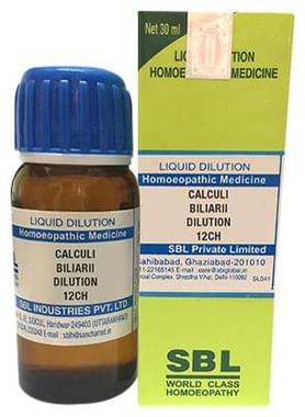 SBL Calculi Biliarii Dilution 12 CH Buy bottle of 30.0 ml Dilution at in India 1mg
