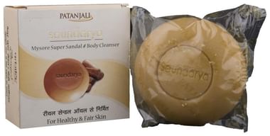 Patanjali Ayurveda Saundarya Mysore Super Sandal Body Cleanser