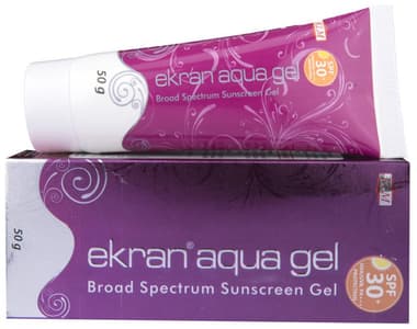 ekran aqua gel sunscreen spf 30 benefits