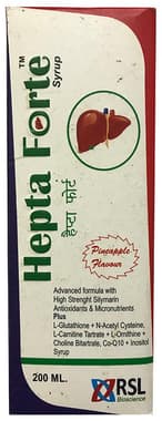 Hepta Forte Pineapple Syrup Hepta Forte Pineapple Syrup