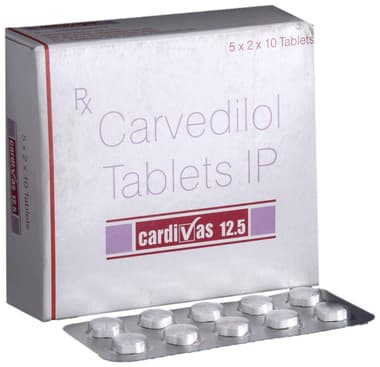 Cardivas 12.5 Tablet