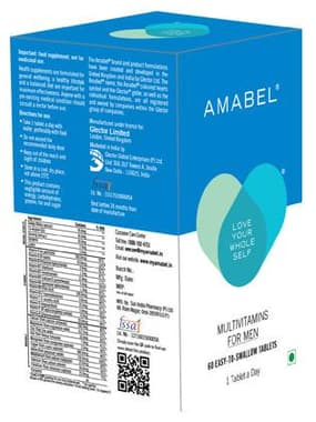 Amabel Multivitamins & Minerals For Men Tablet