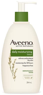 Aveeno Daily Moisturising Lotion | For Normal + Dry Sensitive Skin | Fragrance Free Aveeno Daily Moisturising Lotion | For Normal + Dry Sensitive Skin | Fragrance Free