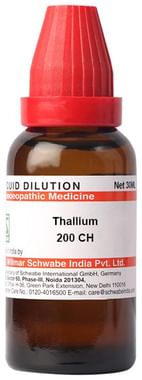 Dr Willmar Schwabe India Thallium Dilution 200 CH