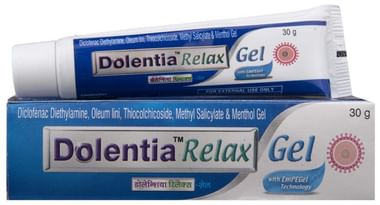 Dolentia Relax  Gel with Diclofenac Diethylamine & Menthol