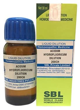 SBL Acidum Hydrofluoricum Dilution 200 CH SBL Acidum Hydrofluoricum Dilution 200 CH