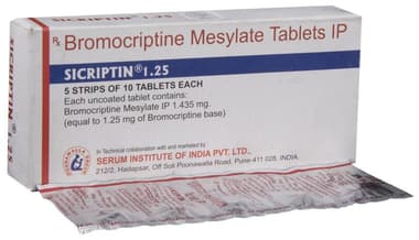 Sicriptin 1.25 Tablet