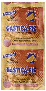 Gastica-Fiz Effervescent Tablet Orange Sugar Free