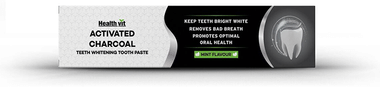 HealthVit Activated Charcoal Toothpaste HealthVit Activated Charcoal Toothpaste