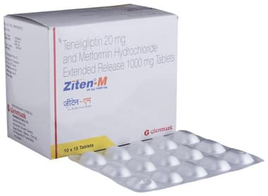 Ziten-M 1000mg/20mg Tablet ER
