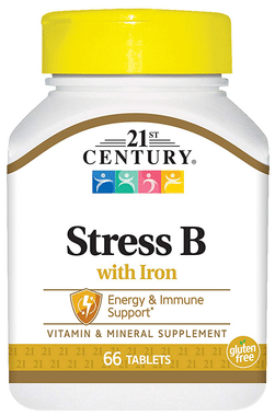 21st Century Stress B with Iron Tablet 21st Century Stress B with Iron Tablet