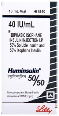 Huminsulin  50/50 Suspension for Injection 40IU/ml