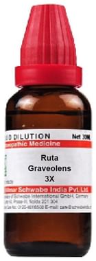 Dr Willmar Schwabe India Ruta Graveolens Dilution 3X