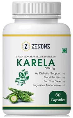 Zenonz Karela 500mg Capsule Zenonz Karela 500mg Capsule