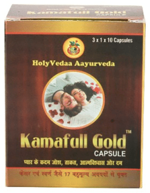 Holy Vedaa Aayurveda Kamafull Gold Capsule