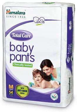 Himalaya Total Care Baby Pants | With Anti-Rash Shield & Wetness Indicator | Size Medium Himalaya Total Care Baby Pants | With Anti-Rash Shield & Wetness Indicator | Size Medium