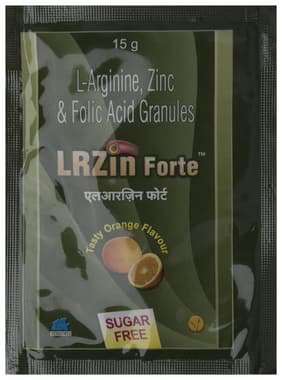 Lrzin Forte Sugar Free Granules Tasty Orange