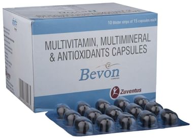 Bevon Capsule with Multivitamin, Multimineral & Antioxidants | For Nutrition Support
