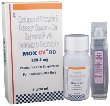 Mox CV BD 228.5mg Powder for Oral Suspension