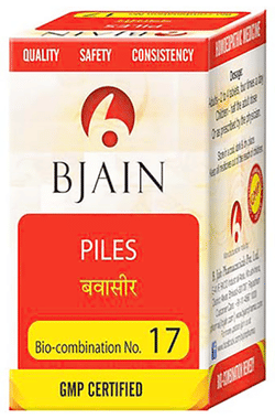 Bjain Bio-Combination No.17 (Piles) Tablet Bjain Bio-Combination No.17 (Piles) Tablet