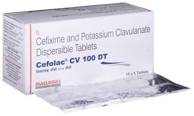 Cefolac CV 100 DT Tablet