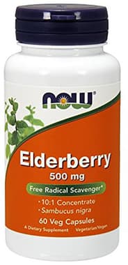 Now Foods Elderberry 500mg Vegicap Now Foods Elderberry 500mg Vegicap