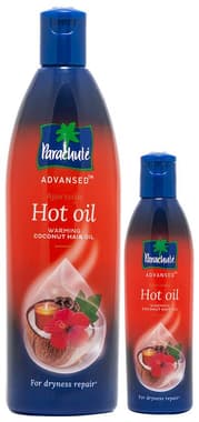 Parachute Advansed Ayurvedic Hot Oil 400ml with 90ml Free Parachute Advansed Ayurvedic Hot Oil 400ml with 90ml Free