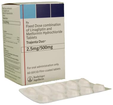 Trajenta Duo 2.5mg/500mg Tablet