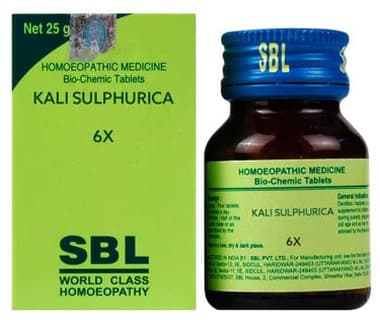 SBL Kali Sulphurica Biochemic Tablet 6X SBL Kali Sulphurica Biochemic Tablet 6X