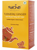 Sache Wellness Organic Turmeric Ginger Tea