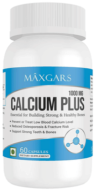 Maxgars Calcium Plus 1000mg Capsule