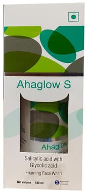 Ahaglow S Foaming Face Wash with Salicylic & Glycolic Acid Ahaglow S Foaming Face Wash with Salicylic & Glycolic Acid