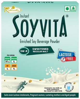 Soyvita Enriched Soy Beverage Powder Sweetened Regular Malt