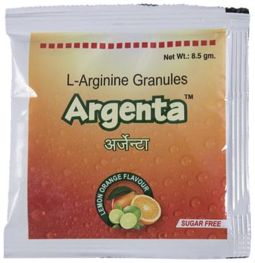 Argenta Sachet Sugar Lemon Orange: Buy sachet of 8.5 gm Granules at best price in India | 1mg